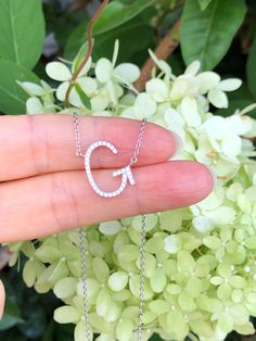 G Necklace, Initial G, Letter G, Initial Letter, Initial Letters, Metal Necklaces, Necklace Sterling Silver, Necklace Gift, Charm Necklaces