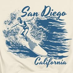 Transport yourself back in time to the golden era of sun-kissed beaches and endless waves with our San Diego California Vintage Surfer Soft Cotton Men's T-shirt. Inspired by the iconic surf scene of yesteryears, this classic unisex jersey tee is destined to become your new favorite. Crafted with the utmost care, this tee is made from a luxurious blend of soft cotton that will make you fall head over heels for its comfort. The quality print captures the essence of vintage surf, showcasing the vib Vintage Surf Art, Vintage Surf Tshirt, Vintage Surf Shirt, Vintage Surf Tee, Vintage Surfer Aesthetic, Graphic Tee Design Ideas, Surf Tee Shirt, Surfer Shirt, Cali Vibes