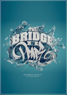 the bridge to dmv poster with water splashing on it's sides