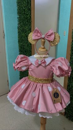 Vestidos infantiles para niñas Minnie Mouse Birthday Party Ideas 1st Decoration, Minnie Mouse Pinata, Minnie Mouse Birthday Party Ideas