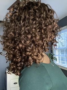 Curly Hairstyle Ideas, Curly Hair Bun, Curly Haircut, Hairstyle Ideas Easy, Dyed Curly Hair, Haircut Inspo, Natural Curly Hair Cuts, Highlights Curly Hair