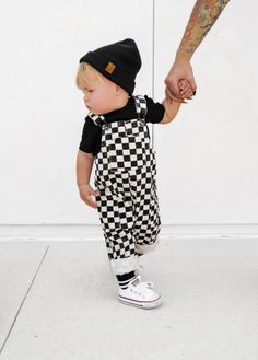 You've been asking for these for months and HERE THEY ARE! The perfect checkered overalls for any day of the week. Wear these over your favorite t-shirt in the summer or LT hoodie in the fall. Unisex fit, size up if between ages/sizes! Checkered Overalls Outfit, Toddler Boy Overall Outfit, Checkered Mickey Shirt, Checkered Overalls, Toddlers In Overalls, Checkered Outfit, Toddler Outfits, Fabric Care, Overalls