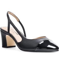 Jon Josef Daniela Block Heel Slingback Pump (Women) | Nordstrom Formal Patent Leather Slingback Pumps With Padded Heel, Classic Patent Leather Sandals With Sculpted Heel, Evening Patent Leather Slingback Pumps With Reinforced Heel, Formal Patent Leather Slingback Pumps With Open Heel, Evening Patent Leather Slingback Sandals, Formal Patent Leather Sandals With Block Heel, Patent Leather Slingback Sandals With Low Heel, Sleek Slingback Sandals With Low Heel And Removable Insole, Sleek Slingback Sandals With Removable Insole And Low Heel