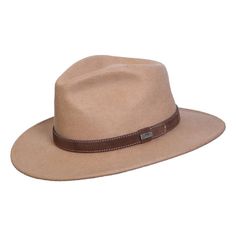 Flinders Outback Wool Hat Classic Six-panel Outdoor Hat, Outdoor Fedora Felt Hat, Outdoor Felt Fedora Hat, Safari Style Fedora Hat For Travel, Safari Fedora Hats For Travel, Country Style Wool Fedora For Outdoor, Country Style Wool Hat For Outdoor, Country Style Outdoor Fedora Hat, Country Style Outdoor Fedora Felt Hat