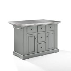 an image of a kitchen island with two drawers and one door on the top shelf