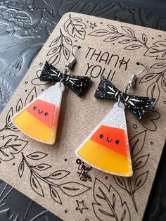 Keychains Diy, Altered Jewelry, Orange Frosting, Acrylic Laser Cut, Candy Jewelry, Laser Cut Earrings, Cut Earrings, Acrylic Keychains, Orange Paint