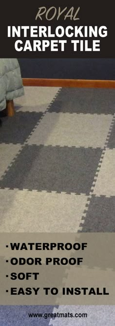 a carpet that is laying on the floor