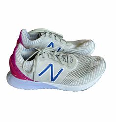 New Balance Women's FuelCell Echo V1 Sneakers Grey/Pink Size 9 Running Shoes. 0699E Pink New Balance Athleisure Sneakers, Pink New Balance Sneakers In Athleisure Style, Pink New Balance Sneakers For Jogging, New Balance Pink Sneakers For Jogging, Pink New Balance Sneakers For Running, Pink New Balance Running Shoes For Light Sports, New Balance Pink Running Shoes For Light Sports, Pink Low-top Running Shoes For Light Exercise, Pink New Balance Running Shoes