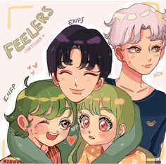 The Feelers - Credit: @art.shika Mbti Core, Estp Istj, Infj Art, Infj Entp, Enfp Infp