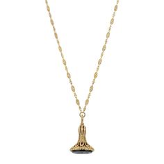 This unique necklace from 1928 features a stunning intaglio etching of a Roman chariot on the bottom of a bell-shaped gold tone filigree pendant, a true conversation starter. This unique necklace from 1928 features a stunning intaglio etching of a Roman chariot on the bottom of a bell-shaped gold tone filigree pendant, a true conversation starter. Clasp: lobster claw Metal: alloy Length: 30 in. Material: glass Plating: gold tone Finish: polished Pendant length: 1.9 in. Not appropriate for childr Elegant Antique Gold Necklaces With Charms, Ornate Pendant Necklaces With Charms, Ornate Pendant Necklace With Charms, Ornate Medallion Necklace For Memorial, Ornate Medallion Necklace For Memorials, Victorian Charm Necklace For Formal Occasions, Victorian Formal Necklace With Charms, Victorian Style Formal Necklaces With Charms, Victorian Formal Charms Necklace