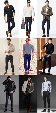 Brown Shoes With Jeans, Brown Shoes Outfit Men, Jeans With Shoes, Grey Pants Brown Shoes, Brown Shoes Outfit, Dark Jeans Outfit, Formals For Men, Brown Shoes Men, Official Shoes