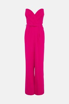 Style: JumpsuitFabric: Scuba CrepeLength: RegularNeckline: SweetheartSleeve Length: Sleeveless Crepe Jumpsuit, Quick Delivery, Shop Now, Buy Online, Jumpsuit