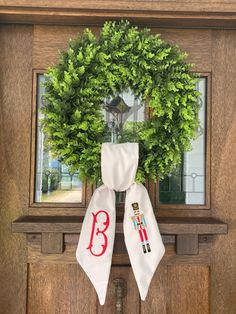 CHRISTMAS WREATH SASH, Nutcracker Decor,front Door Decor, Holiday Decoration, Wreath Sash - Etsy Sash Ideas, Wreath Sash, Nutcracker Decor, Wake Forest Nc, Wake Forest, Christmas Charms, Santa Baby, Christmas Mood, Nutcracker Christmas