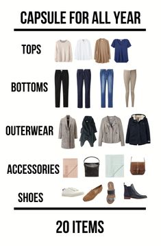 Read our post on how to start a capsule wardrobe, or a minimalist wardrobe. How to choose essentials, create a color palette and create 20 items in a capsule. Minimalist Fashion Outfits, Vest Outfits For Women, Minimalist Moda, Capsule Wardrobe Work, Fashion Capsule Wardrobe, Minimalist Capsule Wardrobe, Capsule Outfits