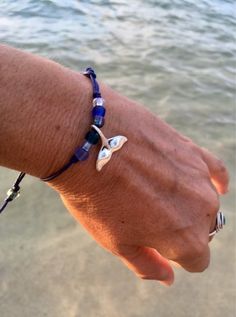 Whale tail anklet, nautical bracelet, beach jewelry, nautical jewelry, summer anklet, whale lover, g Nautical Bracelet, Summer Anklets, Jewelry Summer, Nautical Jewelry, Whale Tail, Gift For Her Birthday, Ankle Bracelet, Blue Bracelet, Ankle Bracelets