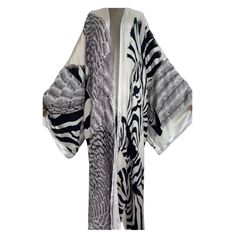 Silk Polyester Blend Kimono. One Size Fits All. More Details On Www.13concept.Com Please View Video. Africa Women, Bright Color Dresses, Long Sleeve Kimono, Swim Suit Cover, Boho Cardigan, Suit Covers, Satin Kimono, Shiny Fabric, Cotton Kimono