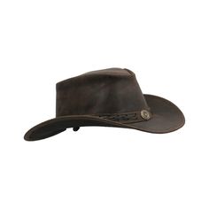 PRICES MAY VARY. 100% Full Grain Cow Hide Leather Leather strap Hatband with Laces & Conchos Steel Shapeable wire in Brim UPF 50+ Water Resistant Whenever you're headed outdoors, our classic Cowhide Antique Hat is your trusted, everyday headwear.

Our hat is crafted of naturally water resistant full grain cowhide leather, trimmed with a Leather strap band with laces and brass conchos which adds a fine finish to your leisure wardrobe.

Crafted with a wide brim to protect from the summer sun, a ch Rugged Brown Leather Hat, Rugged Hunting Hat With Curved Brim, Rugged Leather Hat With Flat Brim, Rugged Distressed Brown Leather Hat, Rugged Curved Brim Hat For Ranch, Rugged Flat Brim Hunting Hat, Vintage Leather Hats For Outdoors, Rugged Ranch Hat With Curved Brim, Distressed Brown Leather Brimmed Hat