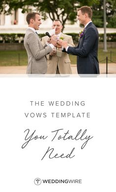 the wedding vows template you totally need to use for your wedding website design and presentation