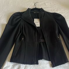 All Items Listed In Closet Are In Excellent Condition ! Some New With Tags Others Only Worn Once Or Tried On Only *All Items Purchased Will Be Shipped Following Business Day! Take Advantage And Bundle Additional Items In Closet* Black Puff Sleeve Outerwear For Fall, Chic Winter Outerwear With Puff Sleeves, Chic Puff Sleeve Winter Outerwear, Trendy Puff Sleeve Fall Outerwear, Trendy Puff Sleeve Outerwear For Fall, Chic Puff Sleeve Outerwear For Winter, Fall Office Outerwear With Puff Sleeves, Chic Black Puff Sleeve Outerwear, Black Outerwear With Zipper Closure For Office