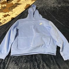 Boys Or Girls Xl Hoodie. Perfect Condition, Never Worn. Nike Blue Hooded Windbreaker, Nike Moisture-wicking Hoodie Outerwear, Blue Sportswear Hoodie With Double-lined Hood, Blue Hooded Sweatshirt With Moisture-wicking, Blue Moisture-wicking Hoodie For Streetwear, Nike Hoodie, Kids Nike, Walker Boots, Blush Makeup