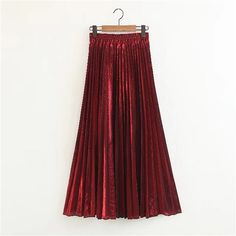 Season:Autumn / Fall,Winter; Fabric:Cotton Blend,Velvet; Dress Length:Maxi; Gender:Women's; Style:Elegant,Fashion; Occasion:Going out,Daily,Street,Date; Fit Type:Regular Fit; Waistline:High Waist; Pattern:Solid Colored; Design:Pleated; Pants Type:Long Skirt,Swing,A Line,Skirt; Front page:FF; Listing Date:09/14/2023 Non-stretch Pleated Flared Skirt For Party, Winter Party Skirt In Solid Color, Red Lined Skirt For Winter, Winter Party Non-stretch Skirt, Non-stretch Skirt For Winter Parties, Winter Party Pleated Skirt, Winter Party Pleated Skirt Bottoms, High Waist Red Skirt For Winter, Winter Pleated Bottoms For Night Out