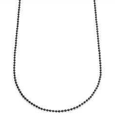 Add a touch of sophistication to your outfit with this men's ball chain necklace made of surgical-grade stainless steel. The colour is fused to the surface on the molecular level, ensuring that it will remain a staple in your wardrobe for years to come. Wooden Jewelry Stand, Ball Chain Necklace, Jewelry Stand, Steel Necklace, Personalized Accessories, Wooden Jewelry, Necklace Sizes, Ball Chain, Men Necklace