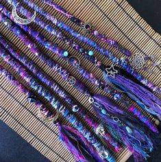 Yarn Hair Extensions, Hair Wrap Extensions, Festival Hair Accessories, Yarn Braids, Boho Hairstyle, Yarn Hair, Accessories Boho