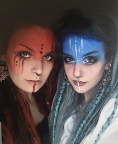 Pagan Makeup, Viking Makeup, Halloween Makeup Witch, Face Crystals, Galaxy Makeup, Dyed Hair Inspiration, Halloween Costumes Makeup, Halloween Makeup Looks, Eye Makeup Art