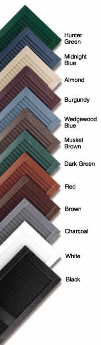 the different colors and sizes of vinyl flooring