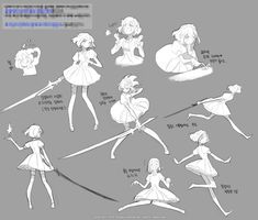 the character sheet for princess aurora from disney's sleeping beauty, which is being drawn by