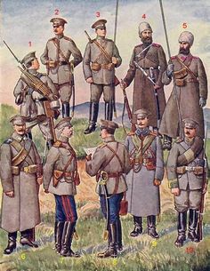 Imperial Russian Uniform, Ww1 Russian Uniform, Cavalry Officer, Ww1 History