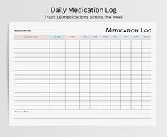 💊 Minimalist Editable Medication Tracker and List.   💊 Keep printing costs down with our minimalist medication log. 💊 Our medication tracker is editable and printable.   💊 Stay organised and keep a list of the medications you are using with our simple and easy to use medication tracker.   💊 Perfect for tracking your own or the medications of those in your care.   💊 The template has been designed with space to write and has the space to be placed in a binder if desired. HOW IT WORKS ⭐️ Upon Medicine Tracker, Medication Log, Medication List, Medication Tracker, Nursing Student, In Case Of Emergency, Nursing Students, Staying Organized, How To Stay Healthy