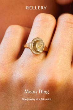 Wear this moon ring, a powerful symbol, as a reminder of your strength, enlightenment, and connection to the sky. The moon has had many historical manifestations. womens jewelry rings, Womens jewelry trends 2020, Womens jewelry fashion, Jewelry accessories, Womens gold ring, Jewelry gold rings, Trendy gold ring, womens rings, Unique womens rings, Casual womens ring, womens rings fashion! #womensrings #jewelry #rellery #goldrings #rings Spiritual Sun And Moon Design Promise Ring, Adjustable Rings With Moon Charm, Spiritual Moon Charm Promise Ring, Spiritual Sterling Silver Rings With Moon Charm, Symbolic Moon-shaped Promise Ring, Symbolic Moon Shaped Promise Ring, Sterling Silver Moon Phase Jewelry For Promise, Adjustable Moon Shaped Celestial Rings, Celestial Open Ring With Moon Phase Detail