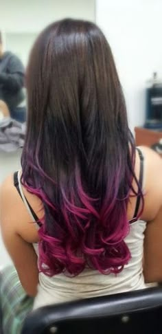 Dye Hairstyles, Dyed Tips, Hair Dye Tips, Dip Dye Hair, Colored Hair Tips, Hair Color Purple, Ombré Hair, Trendy Hair Color, Hair Color Blue