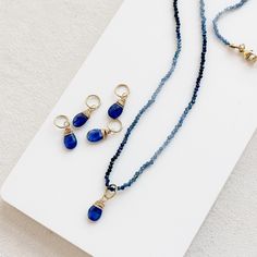 Stunning blue sapphire drops that look beautiful added to Bijou Gemstone Necklace or a dainty chain. Layer with other charms or let it shine on its own. - 3/4-inch drop - all pieces are 14K Gold Filled, for more information on our metals click HERE! - available in silver upon request, hello@sarahcornwelljewelry.com Blue Gemstone Beads Jewelry In 14k Gold Filled, Blue Gemstone Beads Jewelry In 14k Gold, Blue Gemstone Beads Teardrop Pendant Jewelry, Blue Teardrop 14k Gold Filled Jewelry, Blue Teardrop Pendant With Gemstone Beads, Blue Faceted Briolette Jewelry, Blue Briolette Drop Necklace, Teardrop Sapphire Faceted Jewelry, Faceted Teardrop Sapphire Jewelry