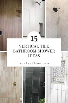 the top five vertical tile bathroom shower ideas