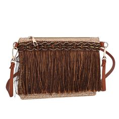 tassel fringe shoulder bag Trendy Brown Clutch For Travel, Brown Trendy Clutch With Adjustable Strap, Trendy Brown Clutch With Adjustable Strap, Trendy Brown Clutch With Large Capacity, Brown Handheld Evening Bag, Trendy Large Capacity Brown Clutch, Casual Brown Shoulder Bag Clutch, Beige Clutch Shoulder Bag, Brown Bag With Adjustable Strap For Fashion