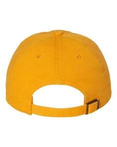 Clean Up Cap - GOLD - ONE SIZE | 47 Brand Clean Up Cap in Gold | Cotton Yellow One Size Cap Hat, Yellow Cotton Trucker Hat, Playful Yellow Baseball Cap, Yellow Cotton Snapback Baseball Cap, Yellow Trucker Snapback Hat, One Size, 47 Brand, Clean Up, Hats, Gold