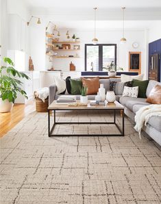 the living room is clean and ready for us to use in its new owner's home