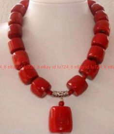 Product Description          Style:        Necklace Size:         Quantity:   1 Pcs   length:     14-28 Inches Color:     Red Clasp: -- Condition: New If you want to buy more , please contact us . Thanks ! &&&&: Sale the items does not include box.   Payment Policy&Shipping Policy We accept PayPal Please pay within 24 hours If no payment or contact is made with in 7 days item will be relisted. Thank YouPlease make sure the "Ship To" address you input in Paypal is correct.Items are shipped within Red Coral Necklaces With Round Faceted Beads, Elegant Multi-strand Red Coral Beaded Necklaces, Red Multi-strand Coral Beaded Necklaces, Unique Hand-strung Red Coral Necklaces, Multi-strand Red Coral Necklace With Polished Beads, Turquoise Jewelry Native American, Beaded Pendant Necklace, Coral Jewelry, Red Coral