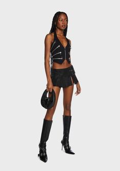 Midnight Viral Takeover Mini Skirt – Dolls Kill Shorts Skirt, Pride Outfit, Micro Mini Skirt, Black Vegan, Micro Mini, Buckle Belt, Corset Dress, Skirt Black, Denim Shop