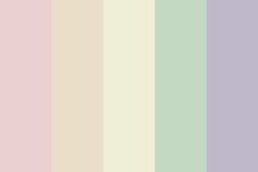 the color palette is pale, pink and green