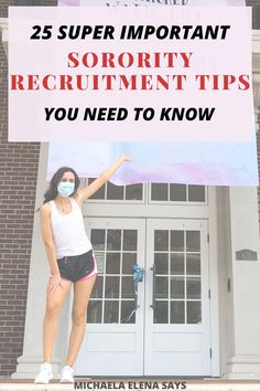 Sorority Recruitment Tips