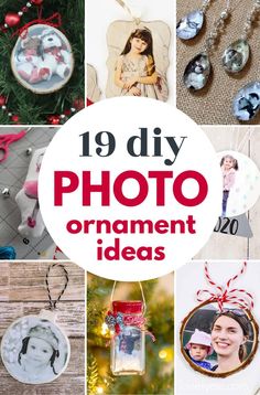 the top ten diy photo ornament ideas