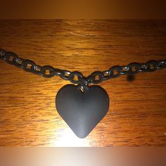 “Black Heart” Dark Edgy Gothic Punk Rock Love Thick Link Chain Retro Charm Necklace. Black 3d Heart Charm On A Thick Black Link Chain. New. Measurements: Pendant Length: 1.5” Pendant Width: 1.25” Chain Length: 20” (+ 2” Extender Chain) If You Want It, Don’t Let It Get Away Send Me An Offer! I Love To Do Bundle Order Discounts! Punk Black Necklace With Heart Pendant, Black Punk Heart Pendant Jewelry, Black Punk Heart Pendant Necklace, Punk Black Heart Pendant Necklace, Punk Style Black Heart Pendant Necklace, Black Heart Pendant Edgy Jewelry, Edgy Black Jewelry With Heart Charm, Black Heart-shaped Chain Jewelry, Edgy Black Heart Pendant Jewelry