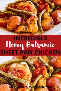 honey balsamic sheet pan chicken Balsamic Vinegar Chicken