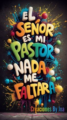 an advertisement for the spanish language festival el sebor es mi pastor nadda me fatura