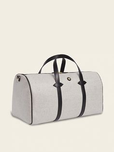 Paravel | Main Line Duffle Bag | Banana Republic Everyday Duffle Bag With Leather Trim, Practical Everyday Bag With Leather Trim, Modern Travel Bag With Dust Bag Included, Modern Travel Bag With Dust Bag, On-the-go Rectangular Travel Bag With Leather Trim, Practical Rectangular Travel Bag With Leather Handles, Practical Travel Bag With Leather Handles, Functional Rectangular Duffle Bag With Canvas Lining, Functional Rectangular Travel Bag With Canvas Lining