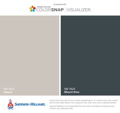 the color scheme for sherwinn - williams's colorsnap visualizer