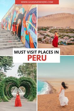 the best things to see in peru with text overlay that reads must visit places in peru